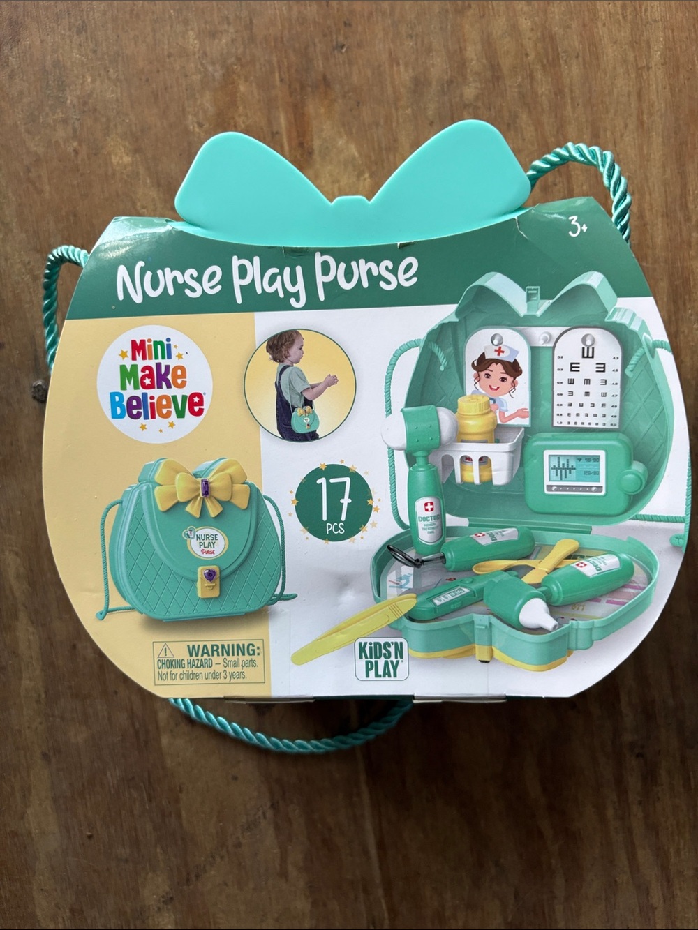 🎉NIB! Nurse Play Purse - Teal Kids Toy